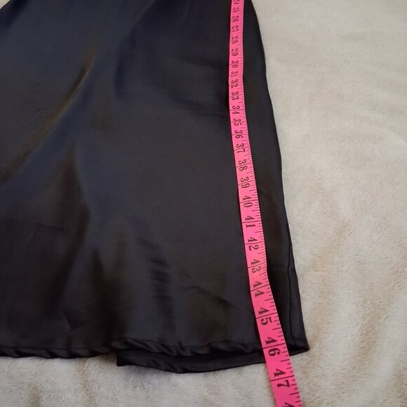 Petal & Pup Women's Size 8 Black Persia Cowl Neck Midi Dress *FLAWS* - Picture 14 of 16